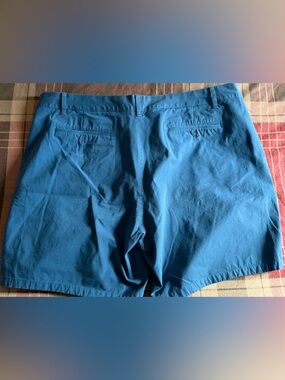 Bonobos Flat Front Men’s big and tall Shorts in Teal Blue